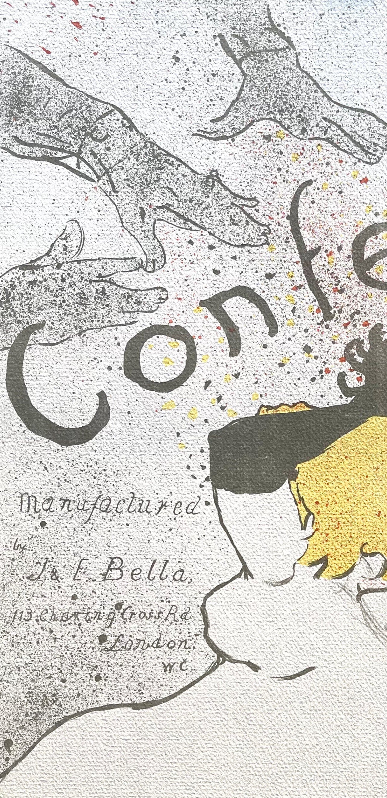 Henri de Toulouse-Lautrec, Confetti, TLautrec, Philadelphia Museum of Art, Limited Edition Lithograph