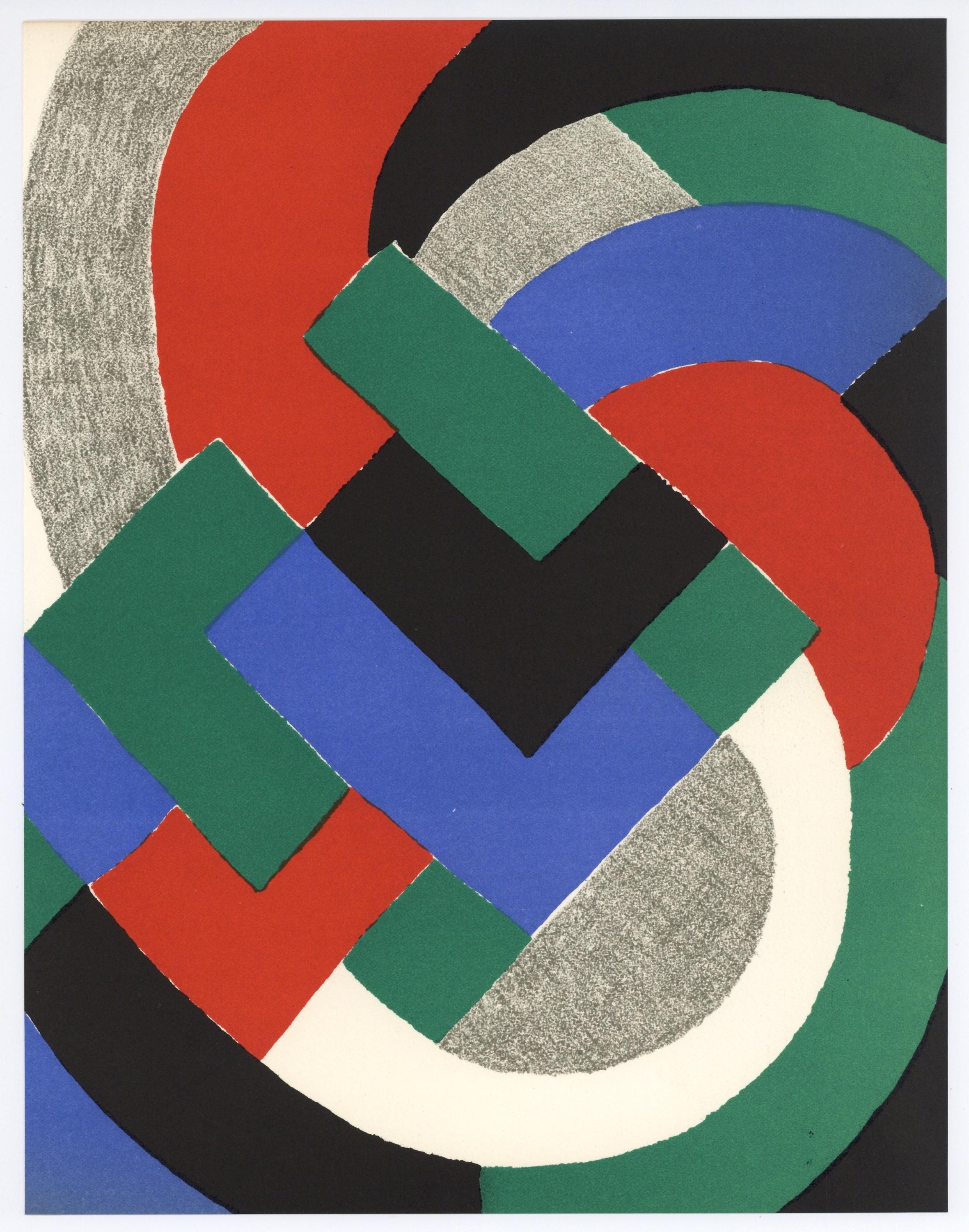 Sonia Delaunay, Composition, XXe siècle, Limited Edition Lithograph