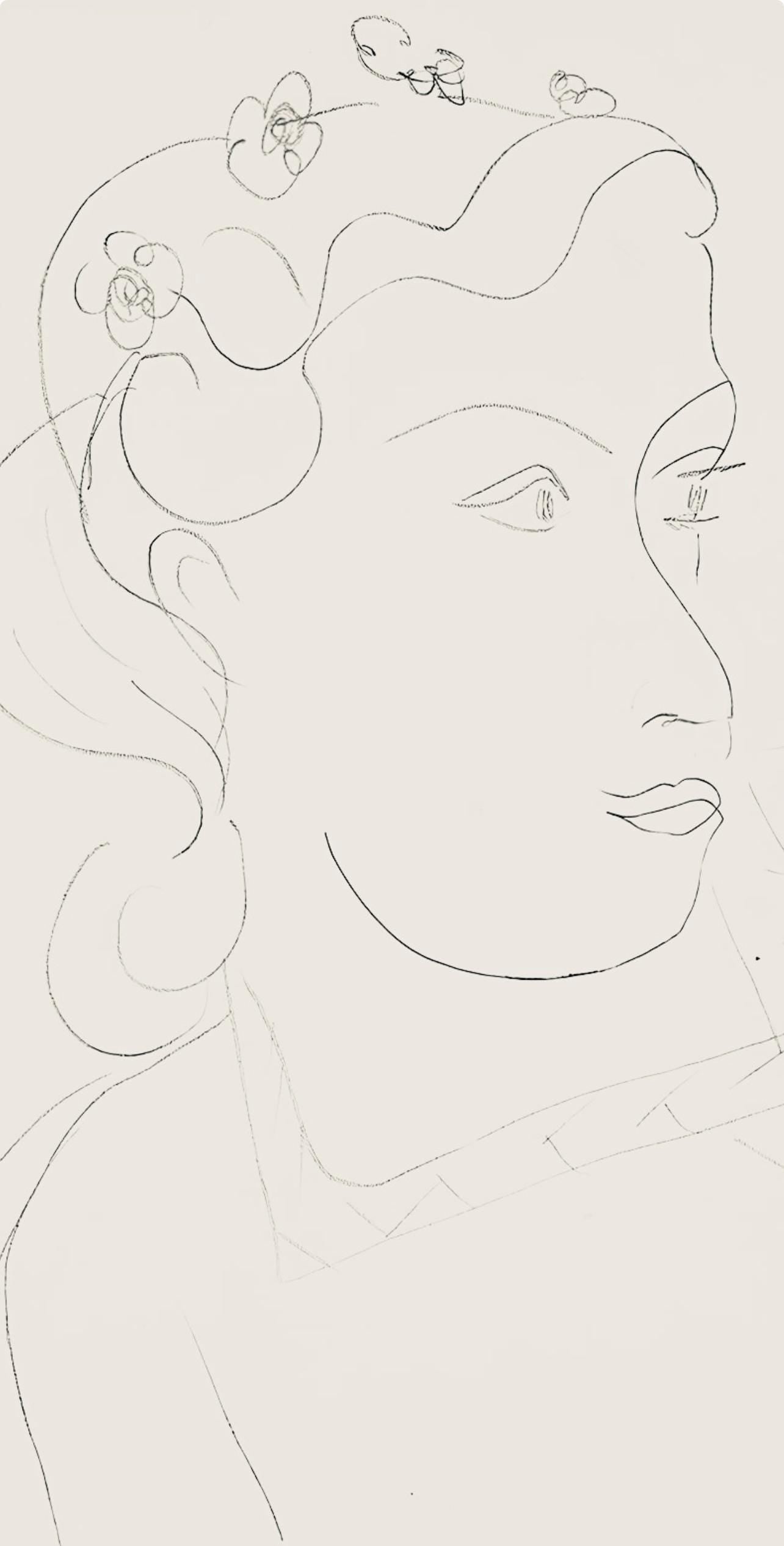 Henri Matisse, Série O, var. 10 (Duthuit 9), Henri Matisse, Dessins, Thèmes et variations, Limited Edition Lithograph