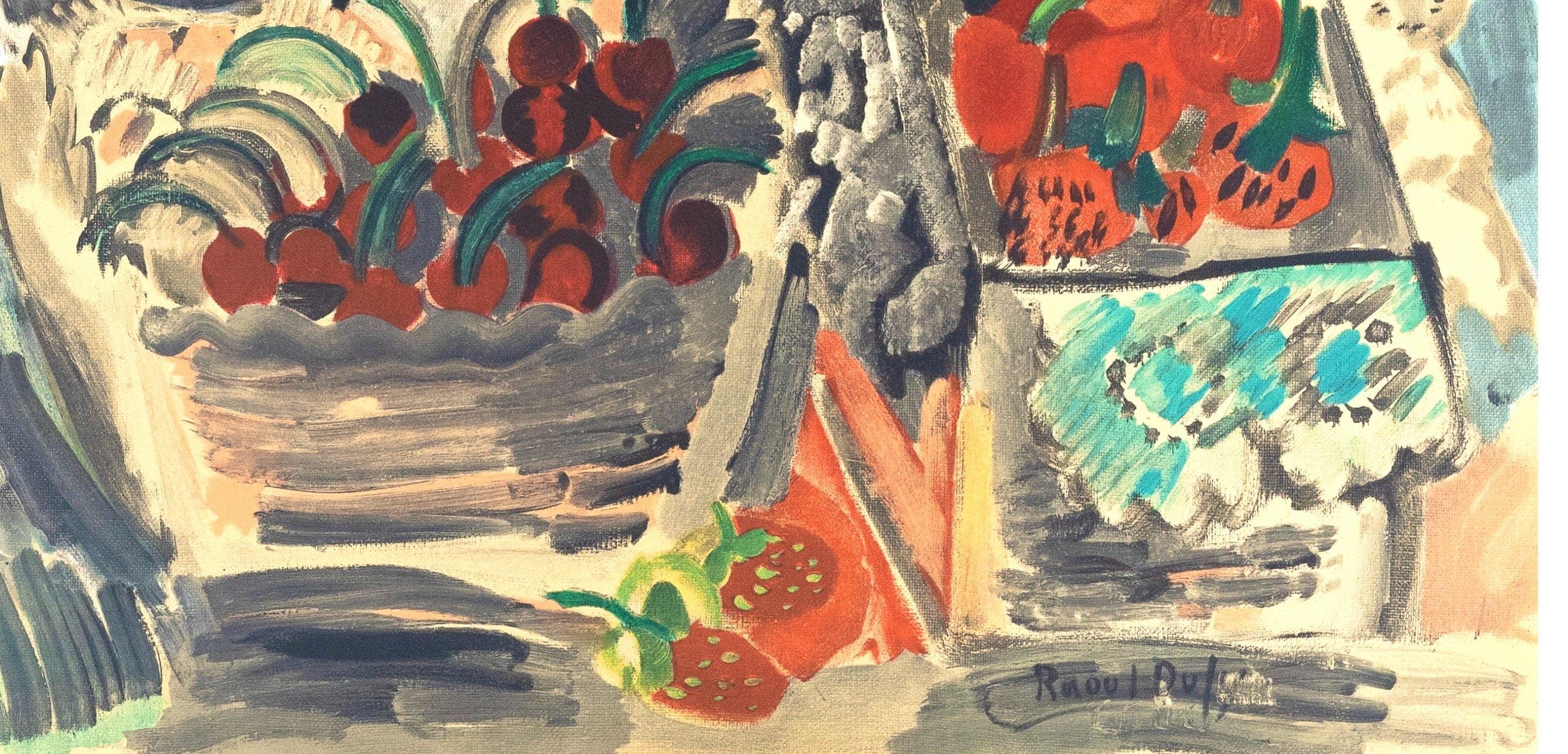 Raoul Dufy, Nature Morte Aux Fruits, Raoul Dufy, Collection Pierre Lévy, Limited Edition Lithograph