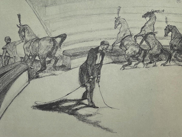 Henri de Toulouse-Lautrec, Performing Horses, Henri de Toulouse-Lautrec, At the Circus, Limited Edition Lithograph