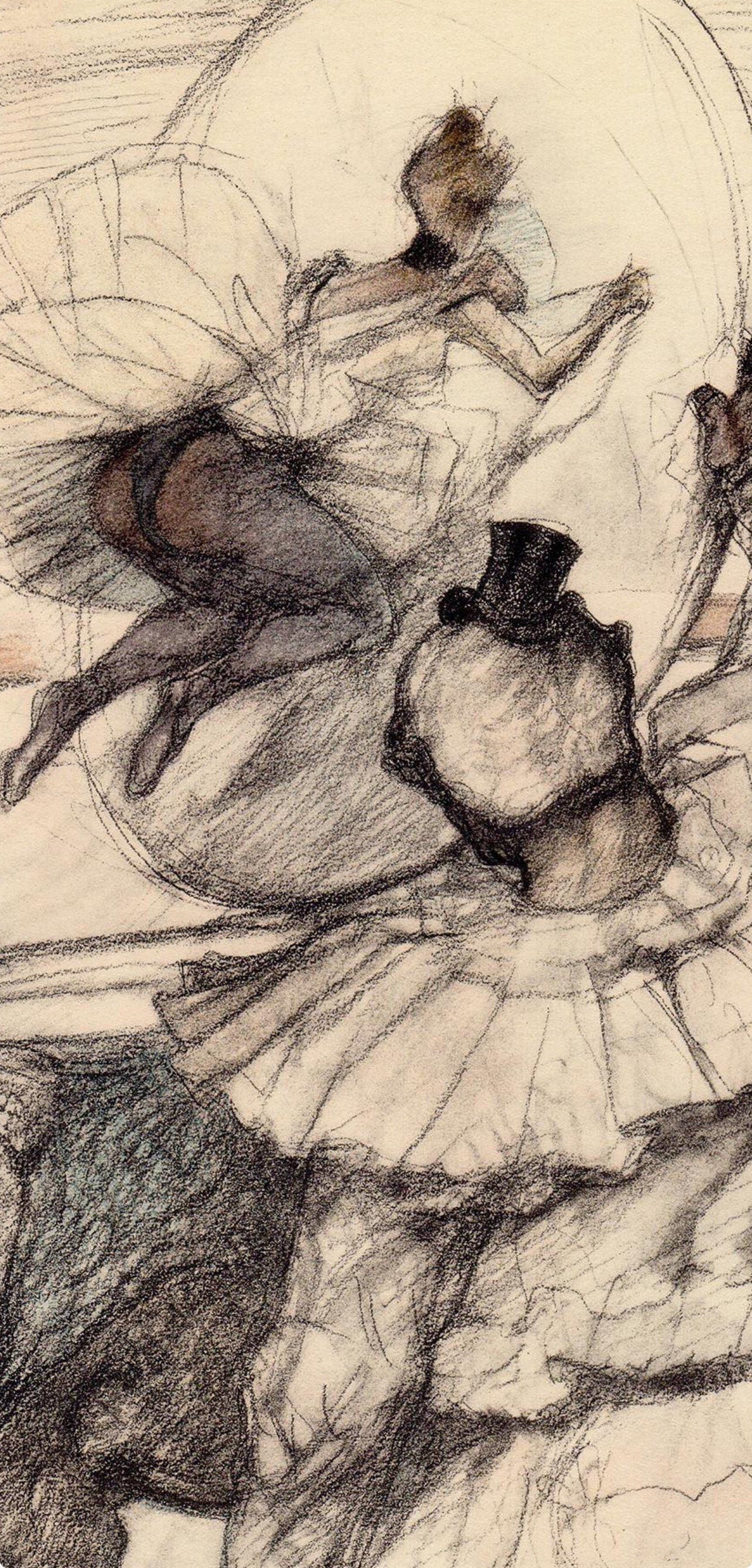 Henri de Toulouse-Lautrec, Travail de panneau, The Circus by Toulouse-Lautrec, Limited Edition Lithograph