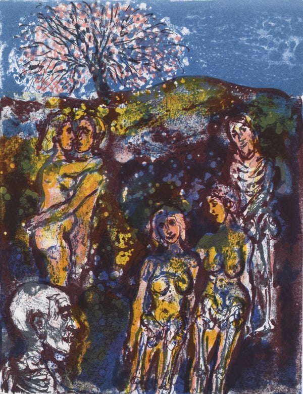 Walter Spitzer, Composition, L'Odyssée, Limited Edition Lithograph