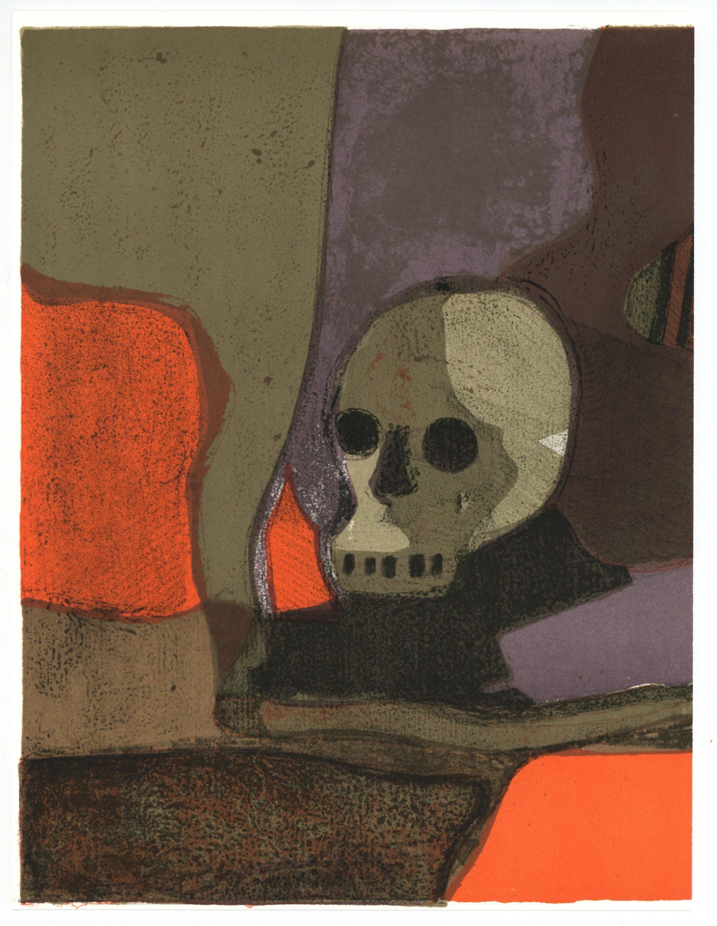André Minaux, Composition, L'Odyssée, Limited Edition Lithograph