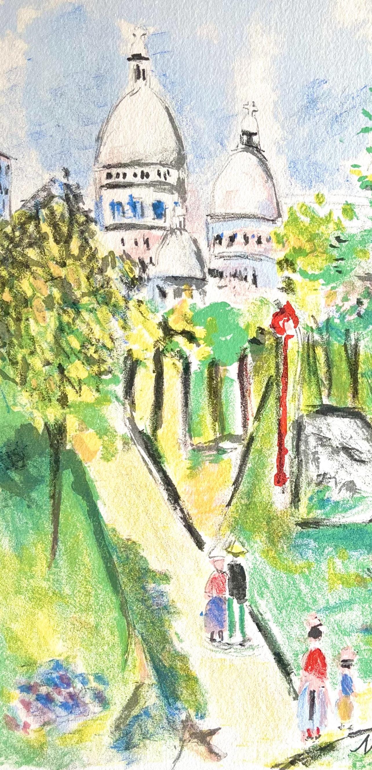 Maurice Utrillo, Montmartre (Place Saint-Pierre), Paris Capitale, Limited Edition Lithograph