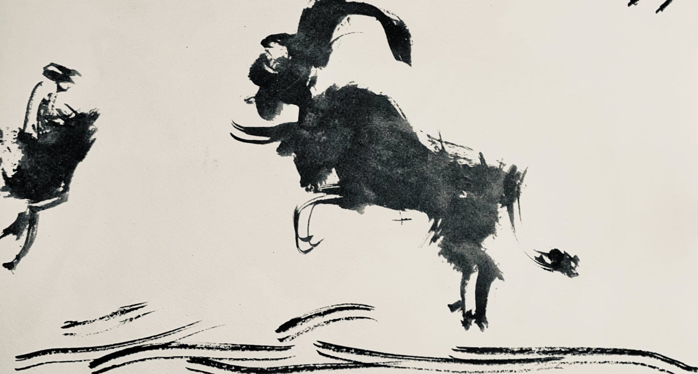 Pablo Picasso, Composition (Bloch 1276; Czwiklitzer 23), Toros y Toreros, Limited Edition Lithograph