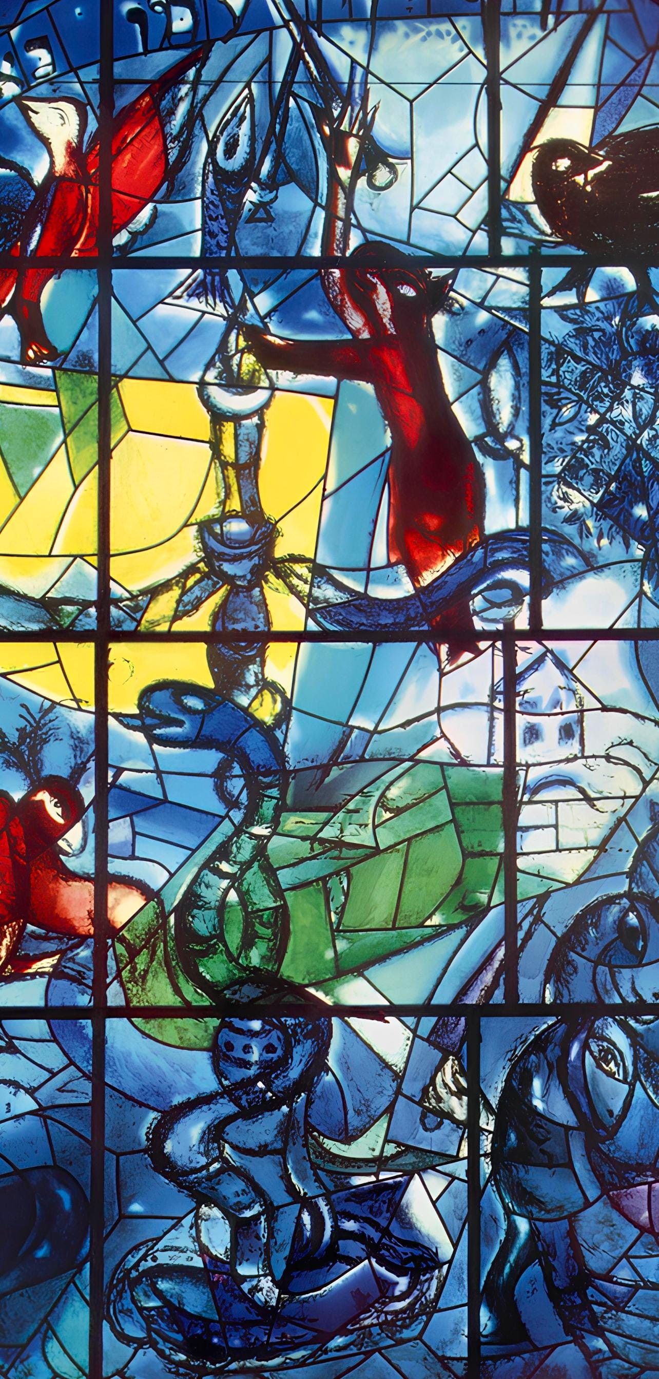 Marc Chagall, Tribe of Dan, Jerusalem Windows, Limited Edition Lithograph