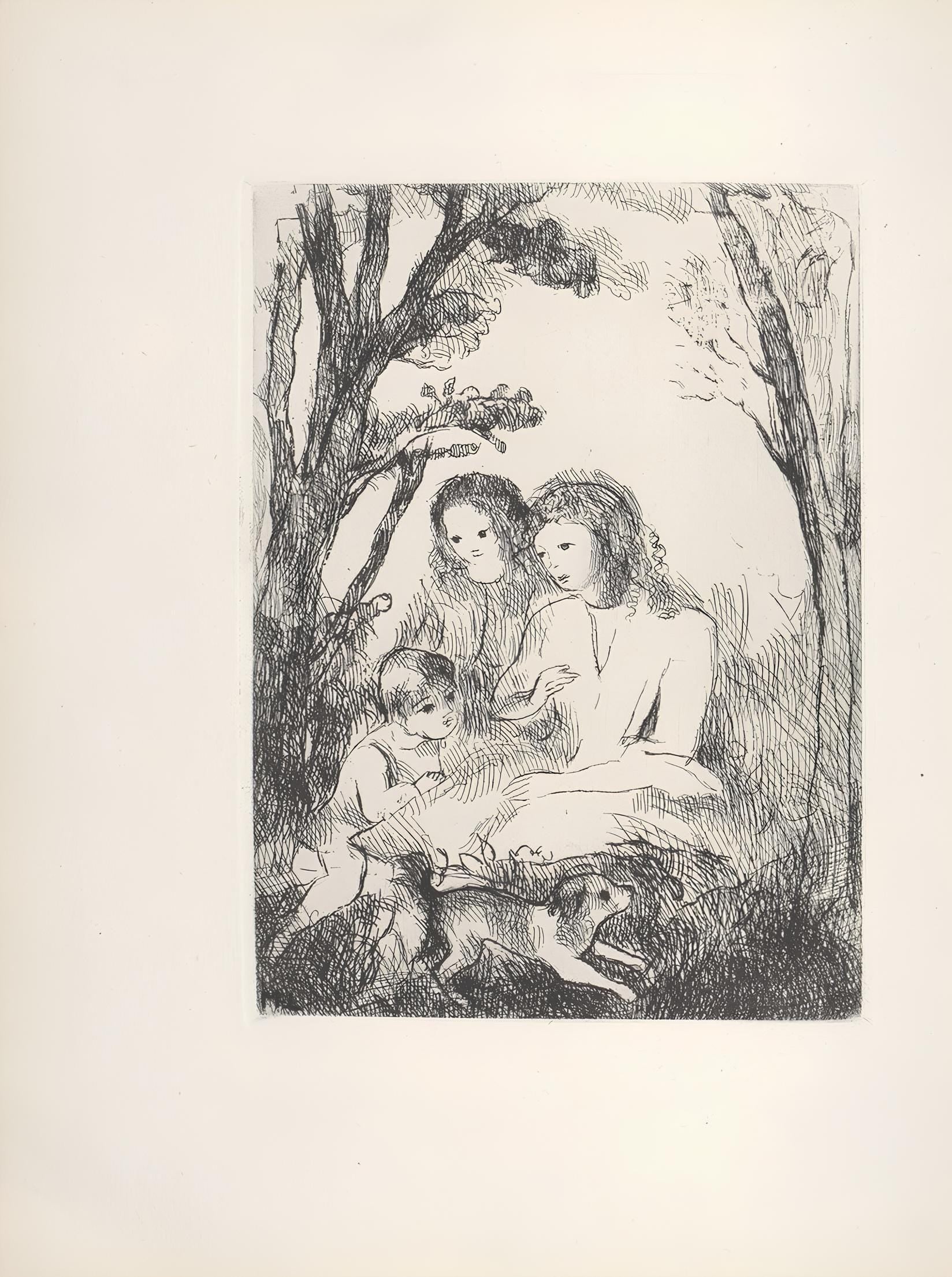 Marie Laurencin, Composition, Antarés, Limited Edition Etching