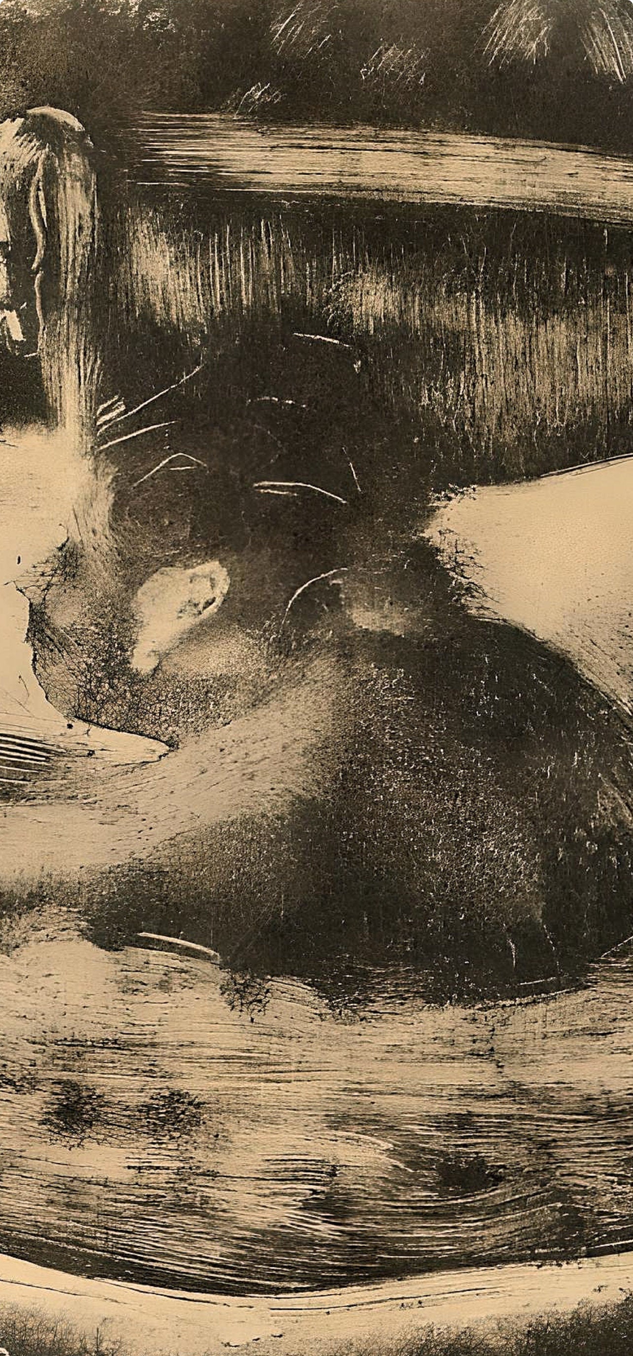 Edgar Degas, Le Bain, E. Degas Monotypes, Limited Edition Monotype