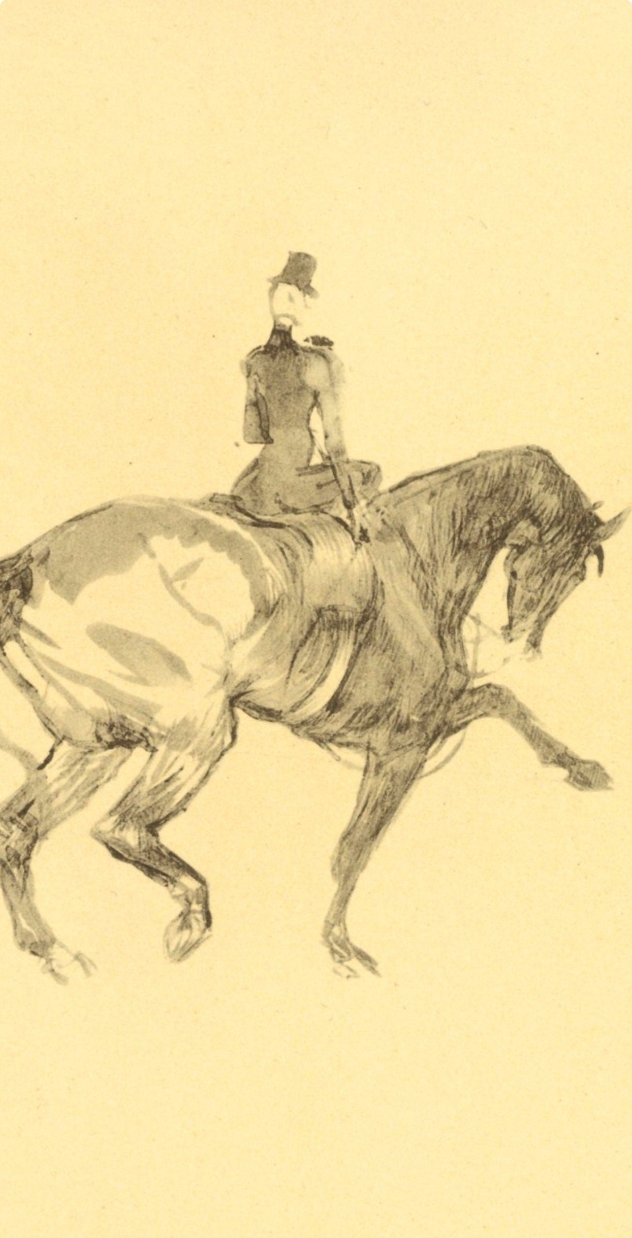 Henri de Toulouse-Lautrec, Ecuyere de haute ecole, The Circus by Toulouse-Lautrec, Limited Edition Lithograph