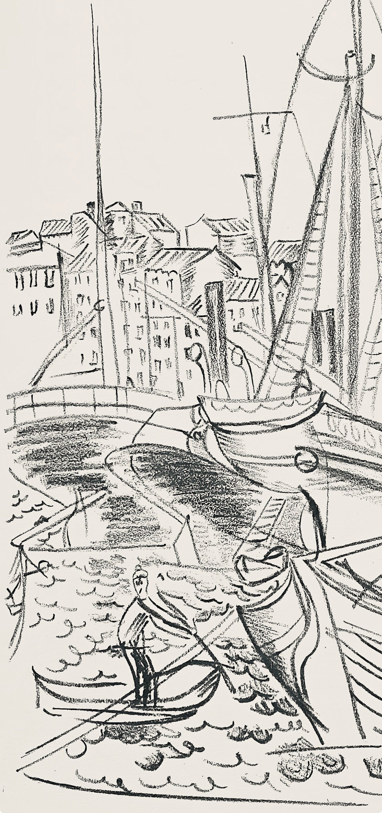 Raoul Dufy, Composition, Les Côtes Normandes, Limited Edition Lithograph