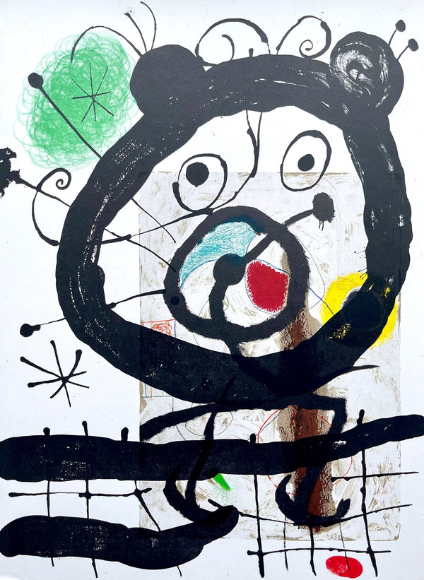 Joan Miró, Composition (Cramer 102; Mourlot 428-449), Derrière le miroir, Limited Edition Lithograph
