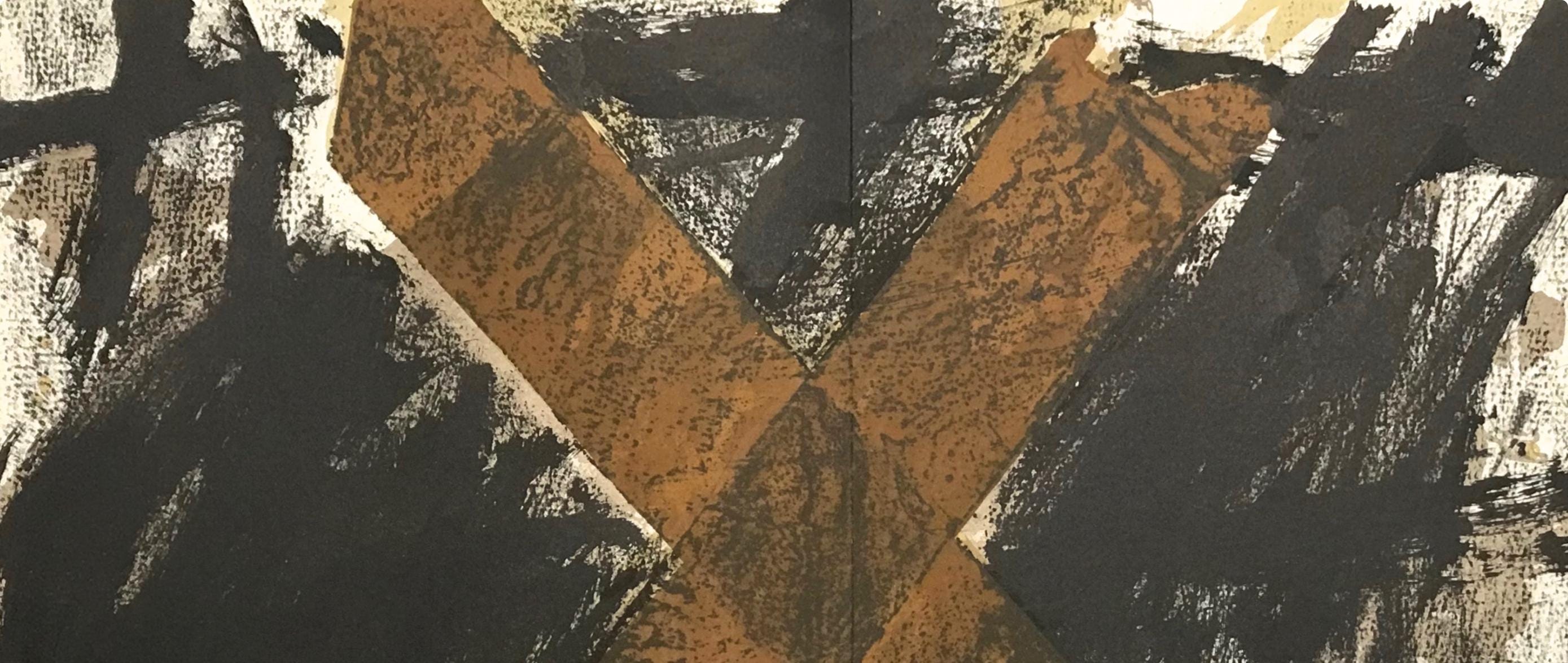 Antoni Tàpies, Composition, Derrière le miroir, Limited Edition Lithograph