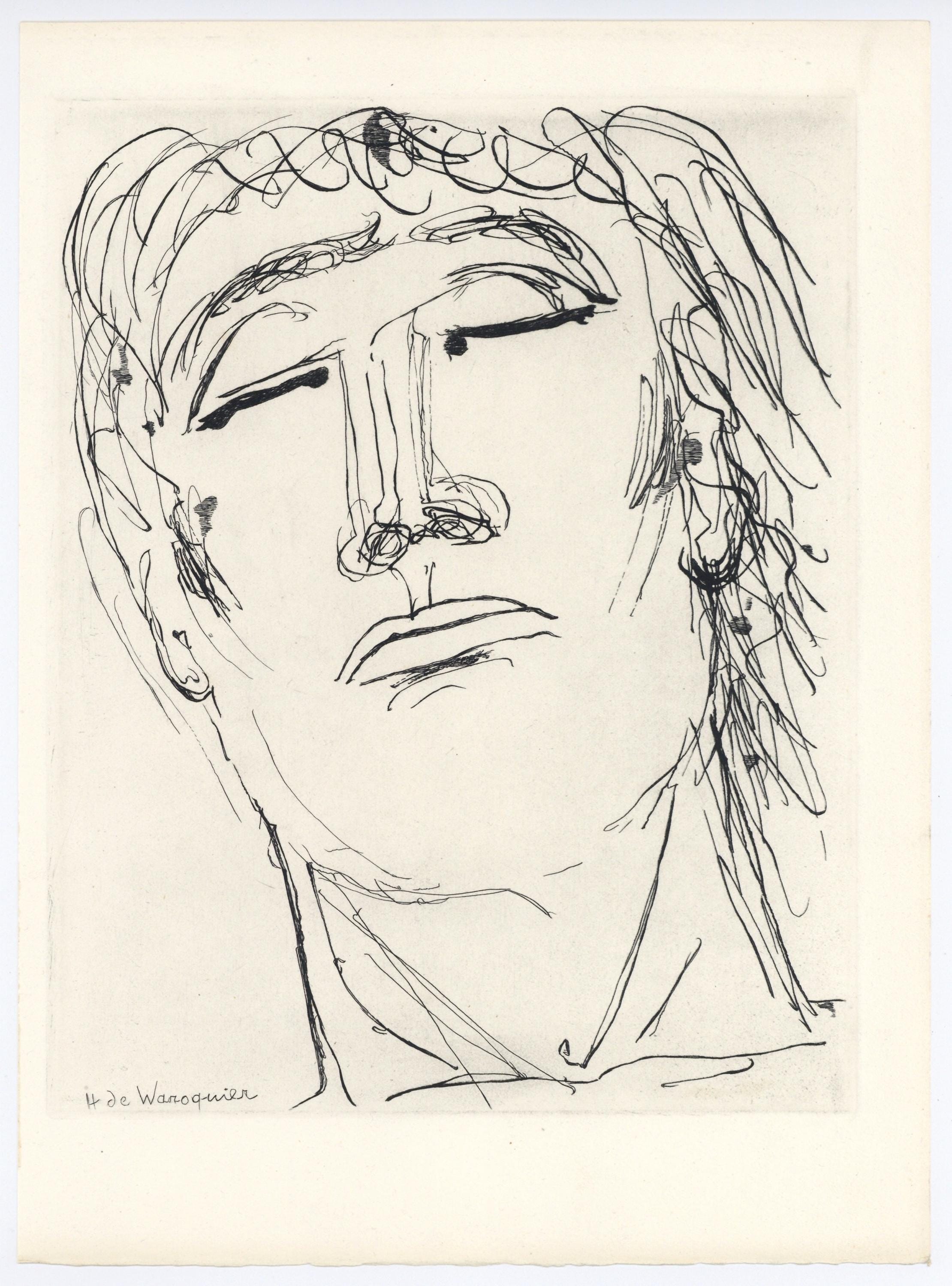 Henri de Waroquier, Composition, Alternance, Limited Edition Etching