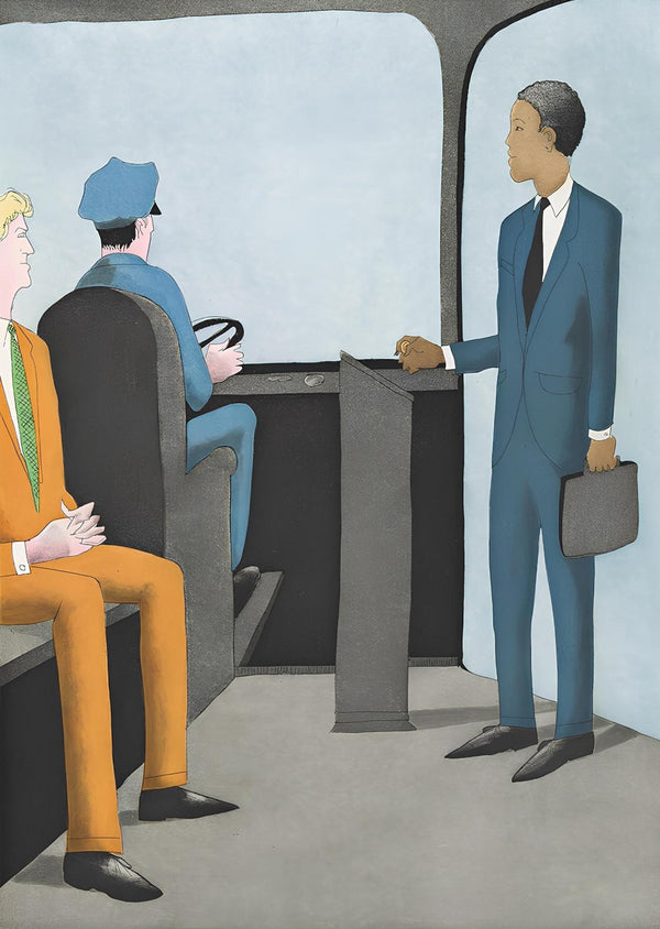 Benny Andrews, Composition, Everything That Rises Must Converge, Limited Edition Etching