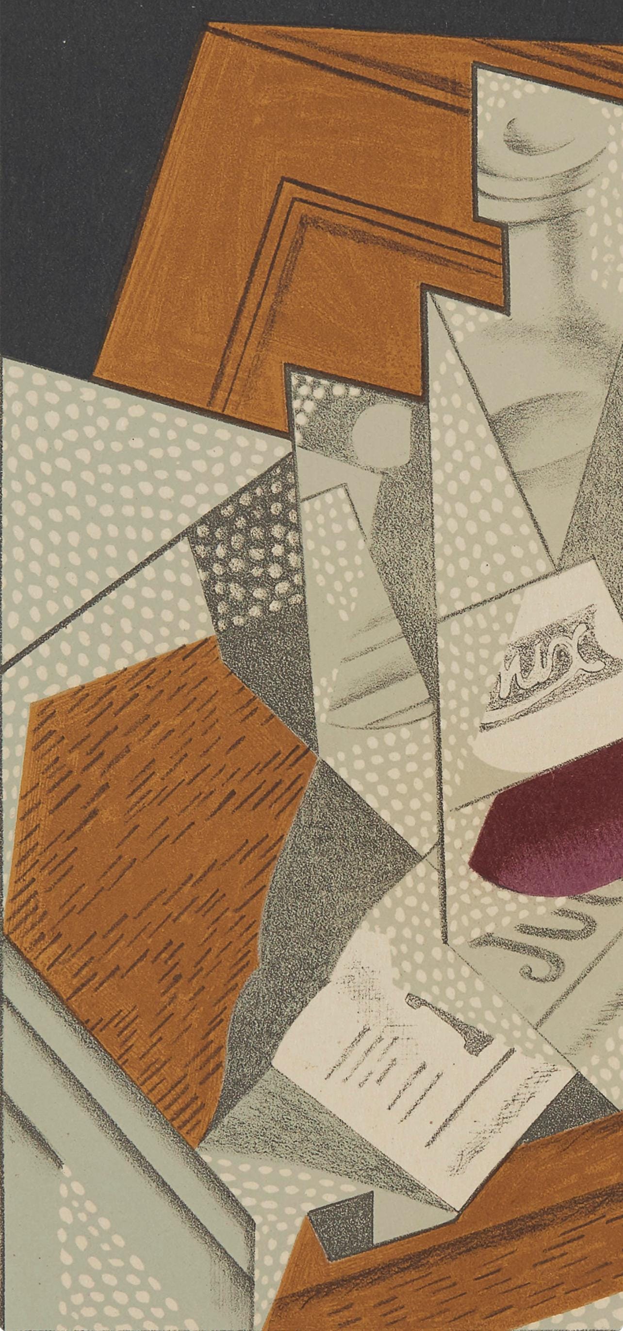 Juan Gris, Bouteille (Kahnweiler 1969), Au Soleil du Plafond, Limited Edition Lithograph