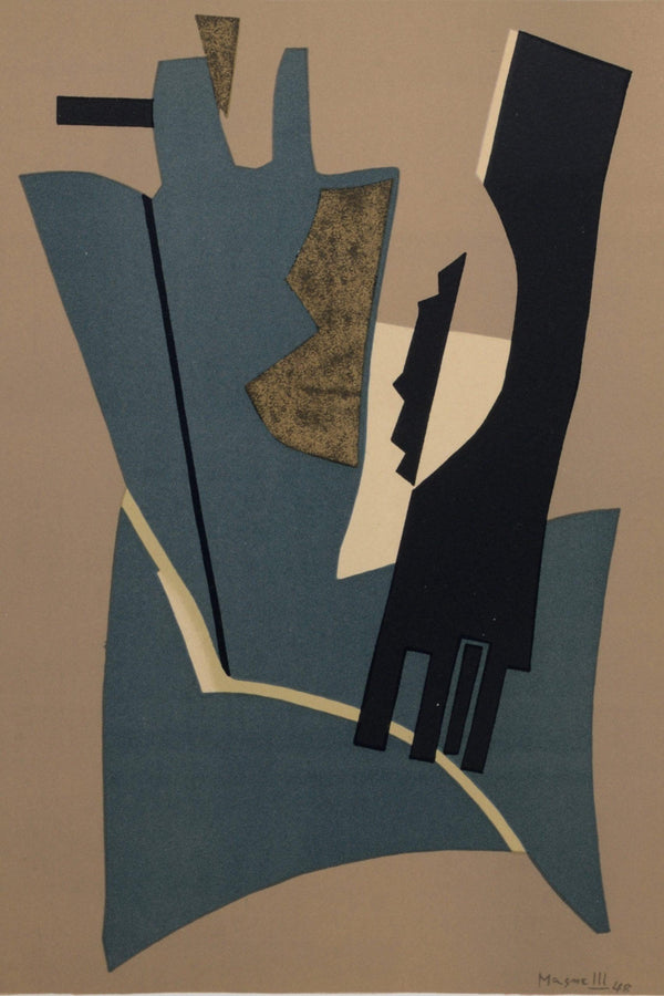 Alberto Magnelli, Composition, San Lazzaro et ses Amis, XXe Siècle, Limited Edition Lithograph