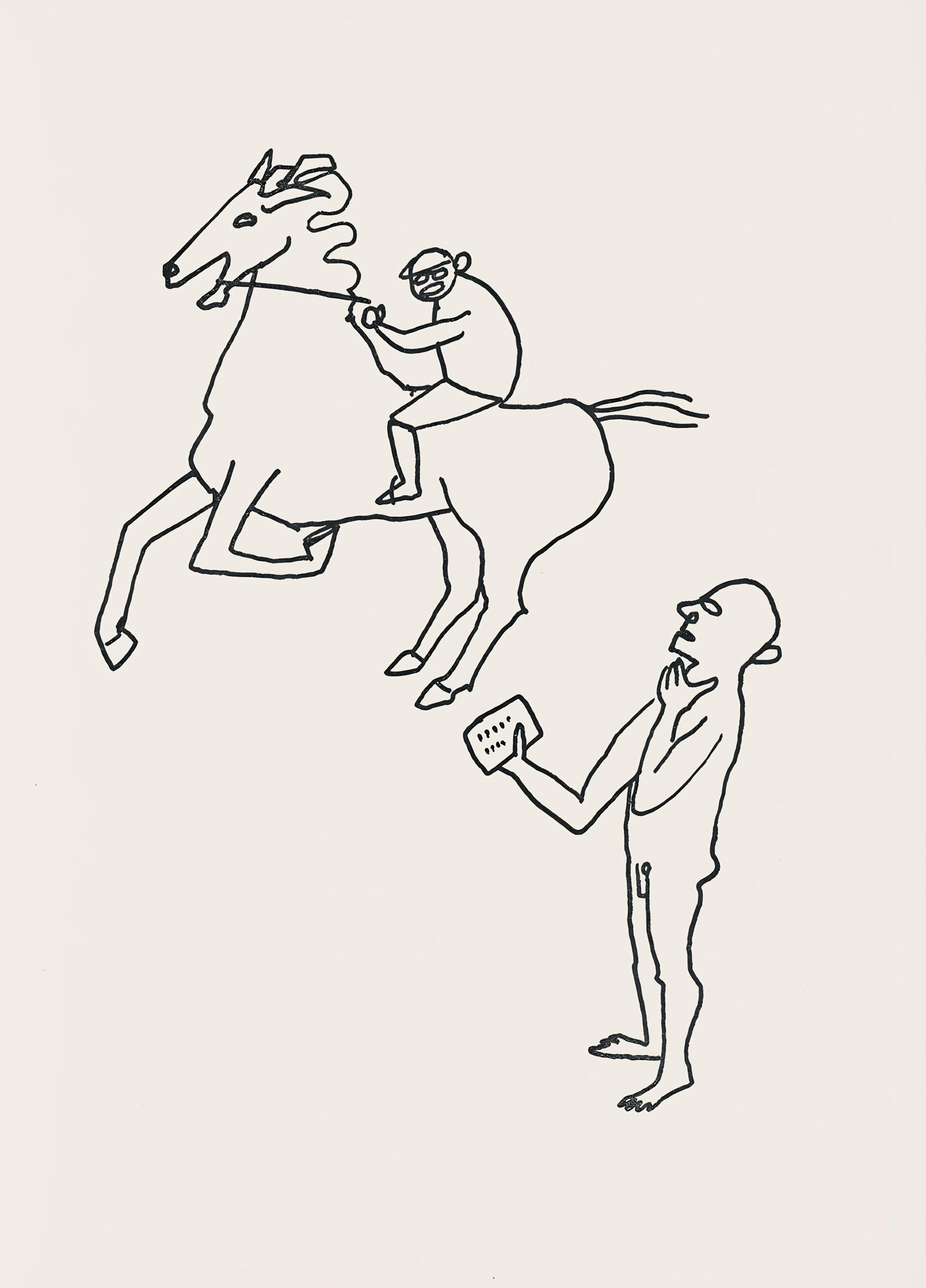 Alexander Calder, Composition, A Bestiary, Limited Edition Letterpress Print