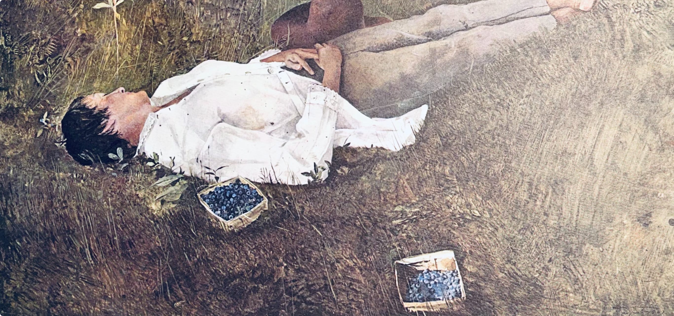 Andrew Wyeth, The Berry Picker, The Four Seasons, Limited Edition Lithograph