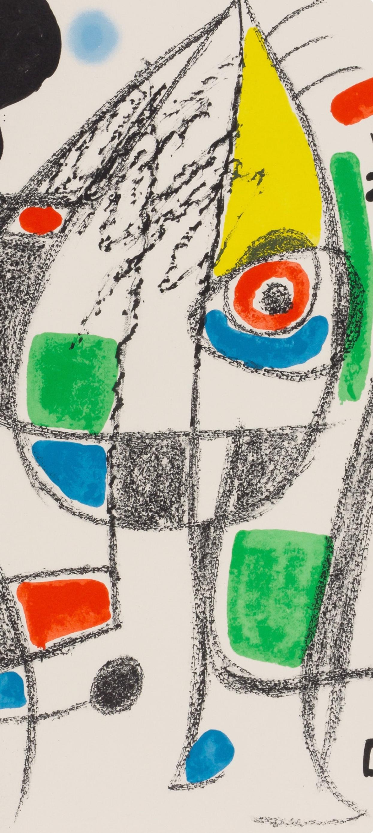 Joan Miró, Composition (Mourlot, 1051-1072), Maravillas con Variaciones acrósticas en el Jardín de Miró, Limited Edition Lithograph