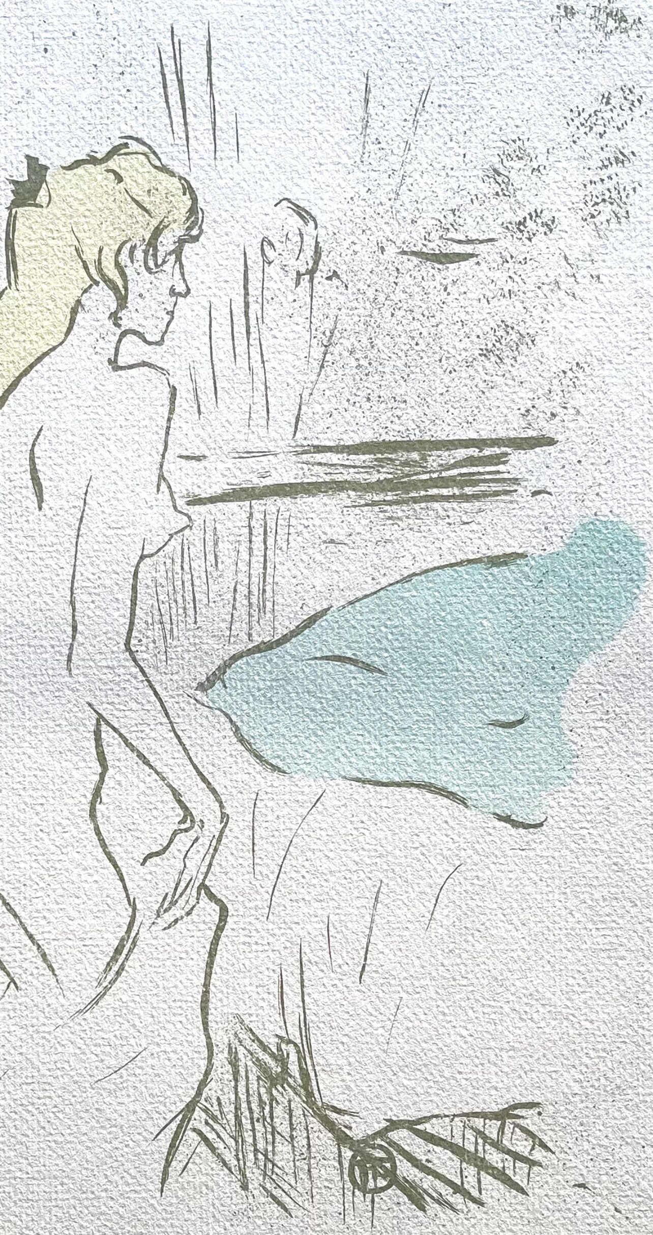 Henri de Toulouse-Lautrec, Étude de femme, TLautrec, Philadelphia Museum of Art, Limited Edition Lithograph