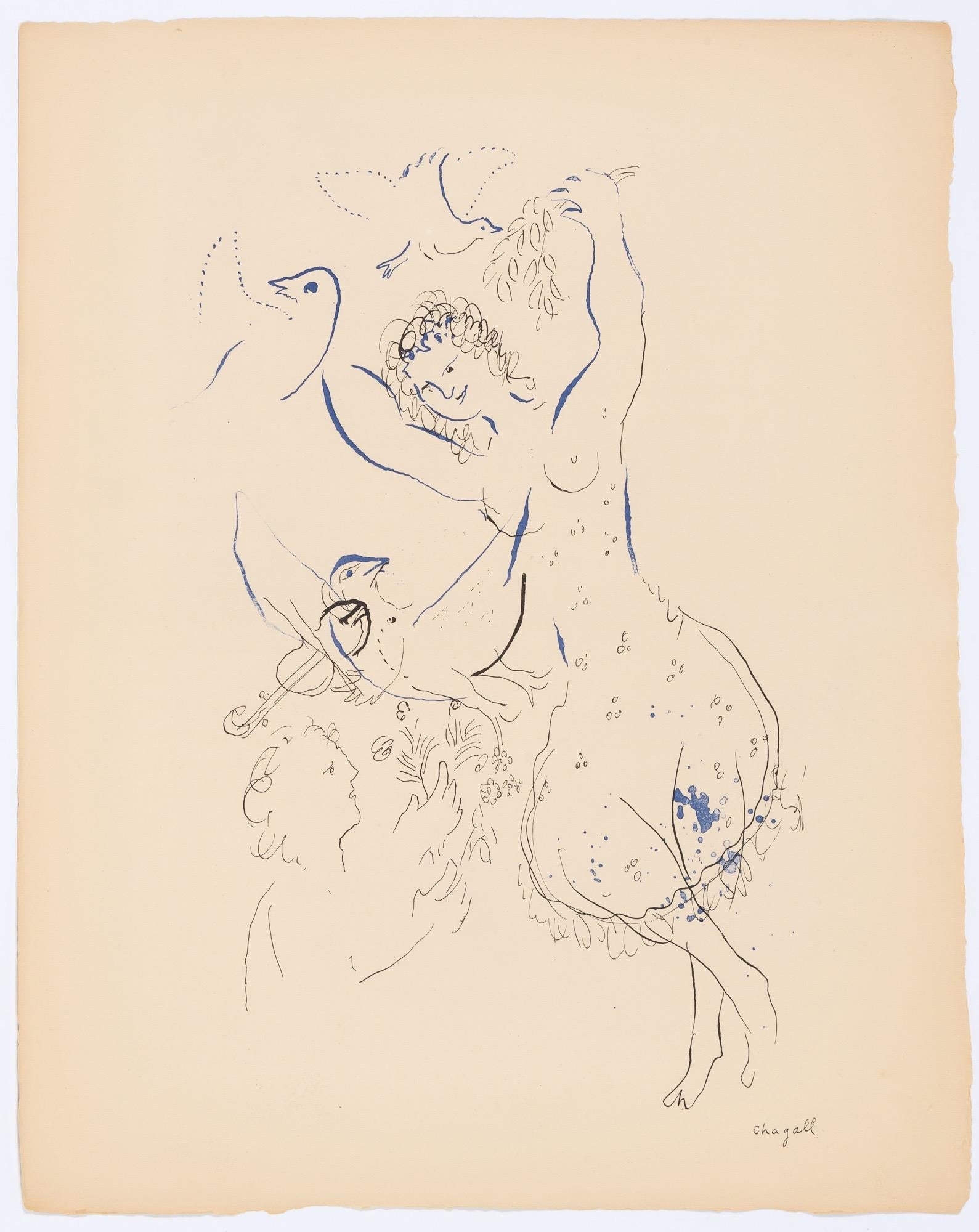 Marc Chagall, Composition, Couleur amour, Limited Edition Lithograph