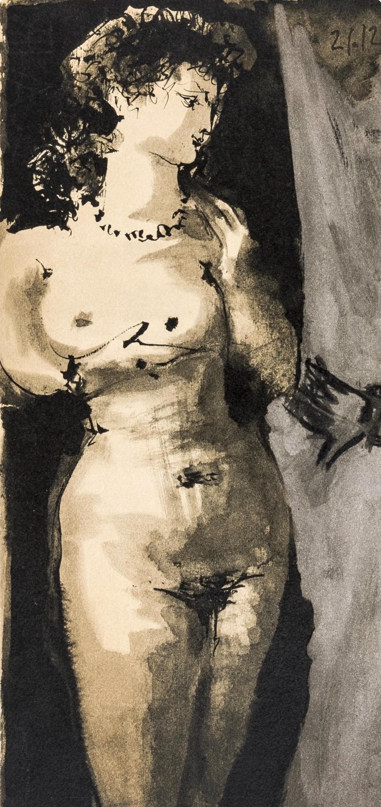 Pablo Picasso, Composition, Picasso and the Human Comedy, Verve: Revue Artistique et Littéraire, Limited Edition Lithograph