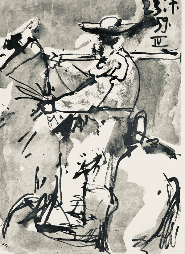 Pablo Picasso, Composition (Bloch 1276; Czwiklitzer 23), Toros y Toreros, Limited Edition Lithograph