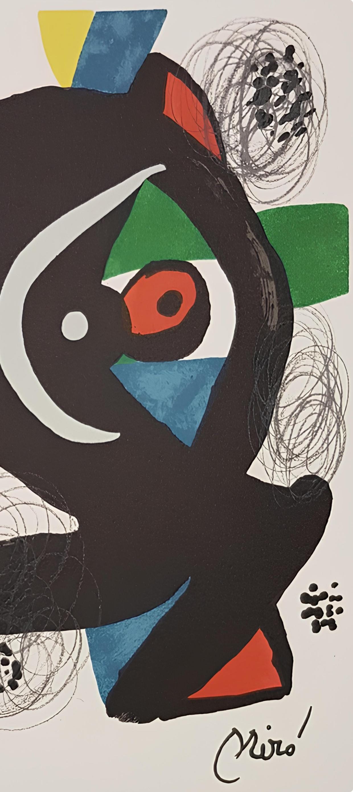 Joan Miró, Composition (Mourlot 1212-1225; Cramer 248), La mélodie acide, Limited Edition Lithograph