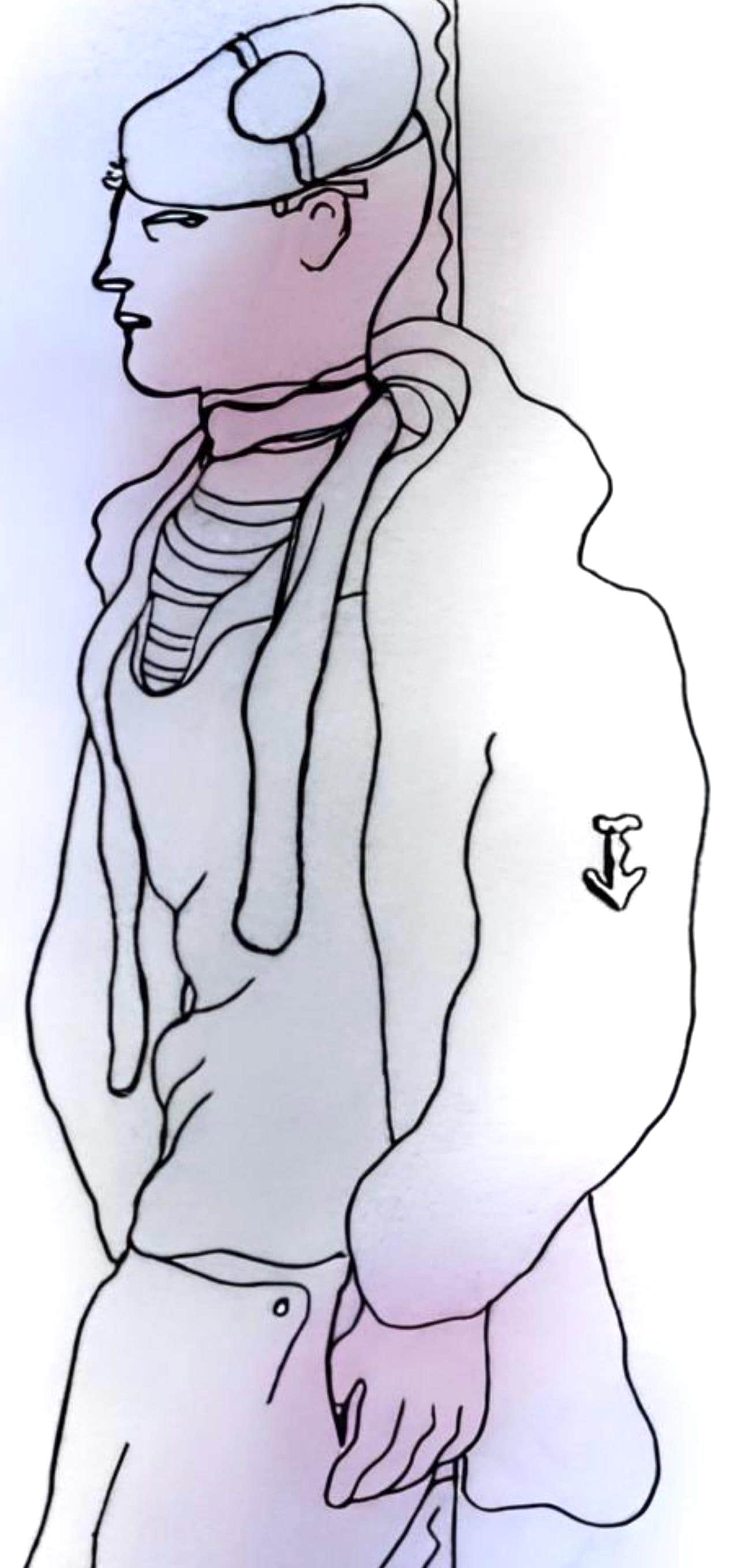 Jean Cocteau, Composition, Le Livre Blanc, Limited Edition Lithograph