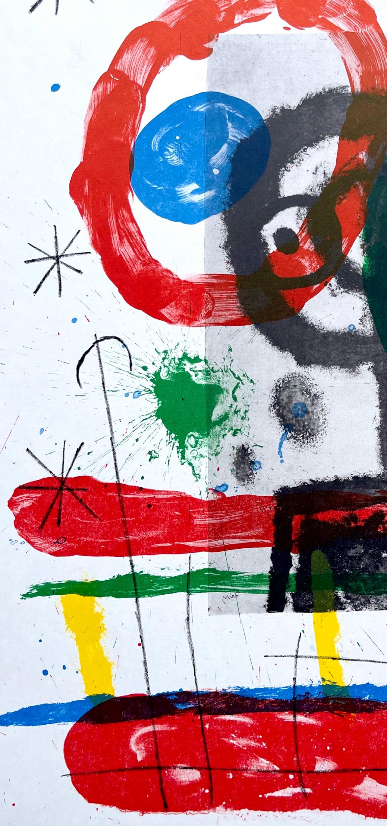 Joan Miró, Composition (Cramer 102; Mourlot 428-449), Derrière le miroir, Limited Edition Lithograph