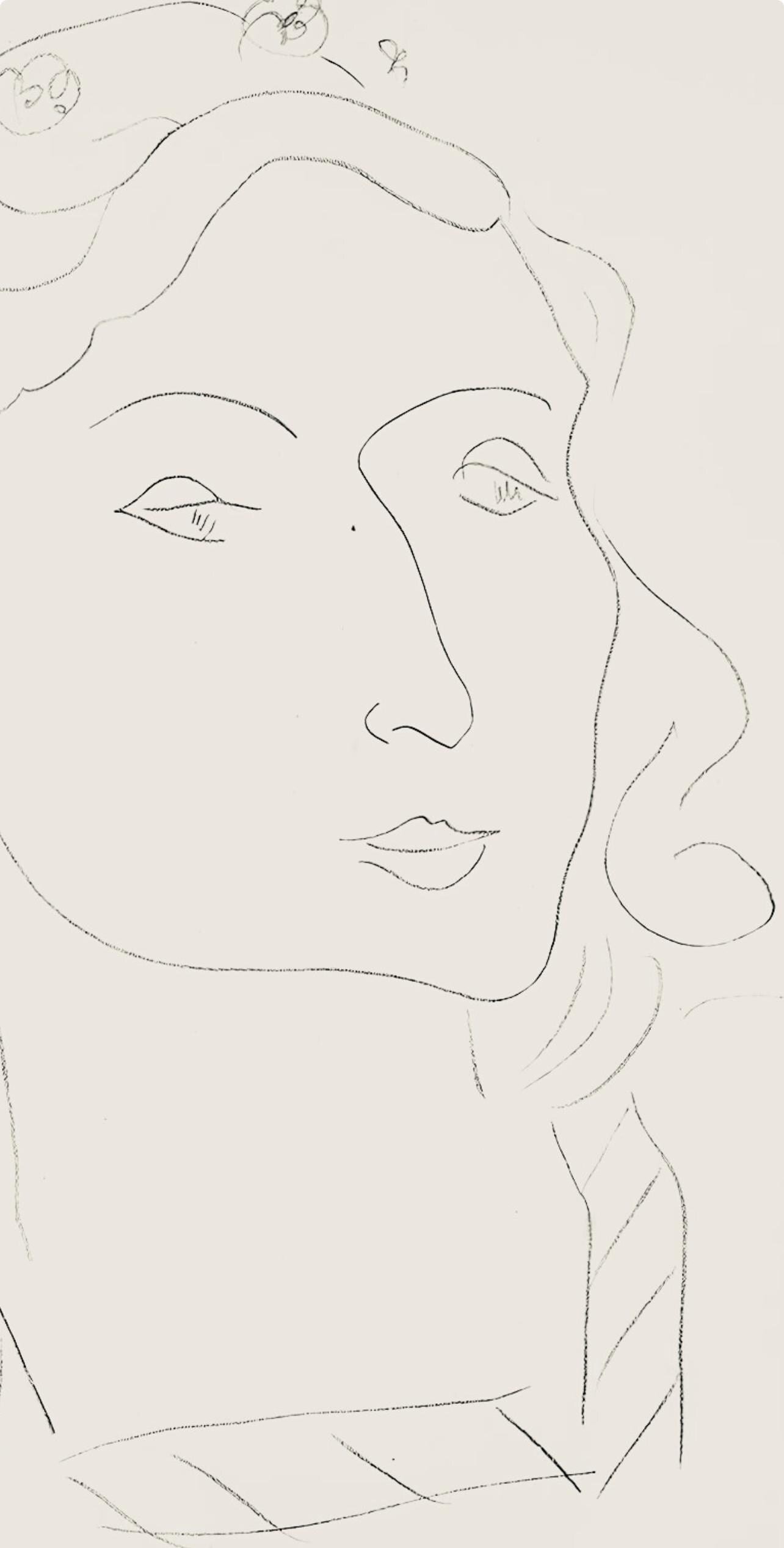 Henri Matisse, Série O, var. 11 (Duthuit 9), Henri Matisse, Dessins, Thèmes et variations, Limited Edition Lithograph