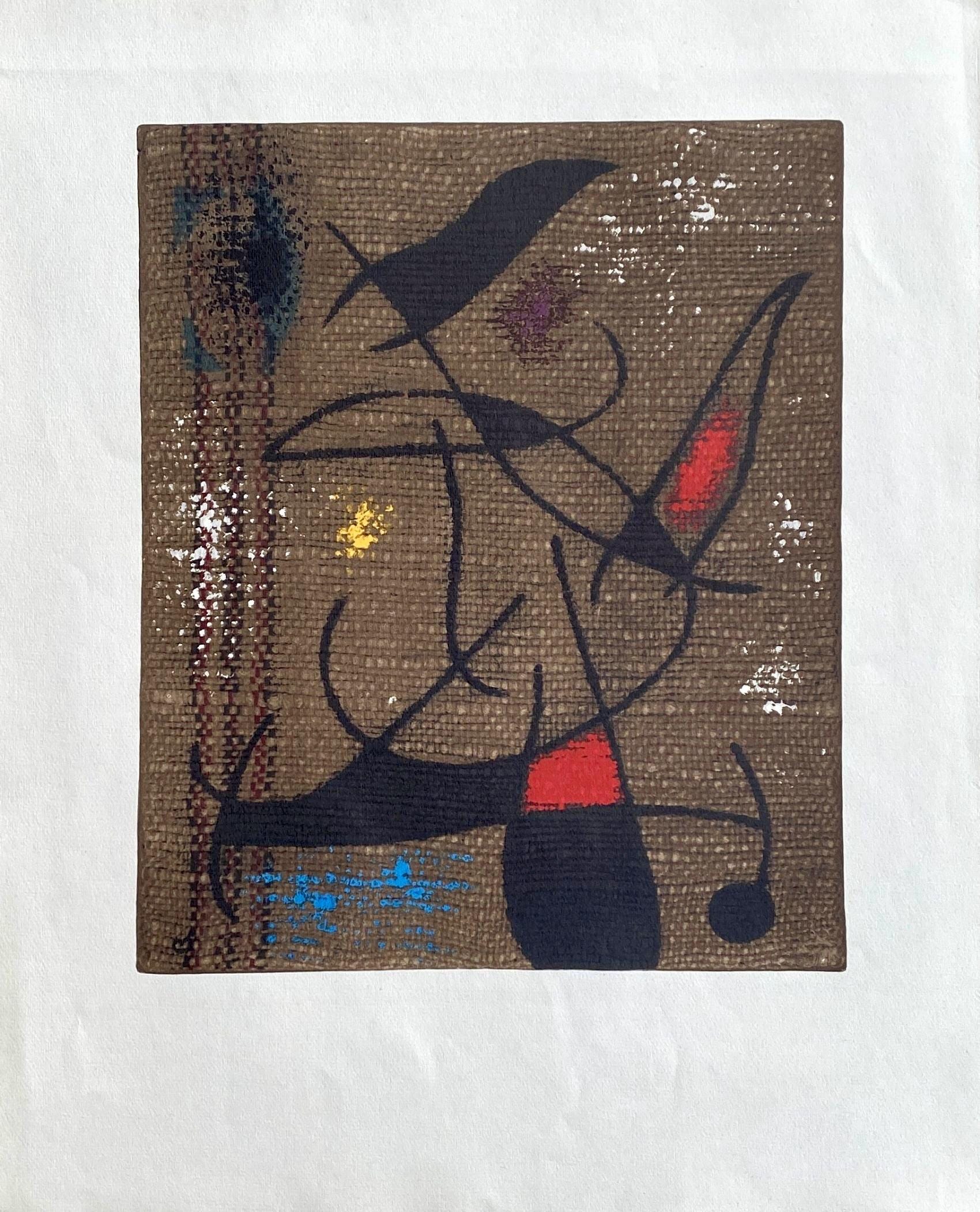 Joan Miró, Composition (Cramer 105), Femmes, Limited Edition Héliogravure