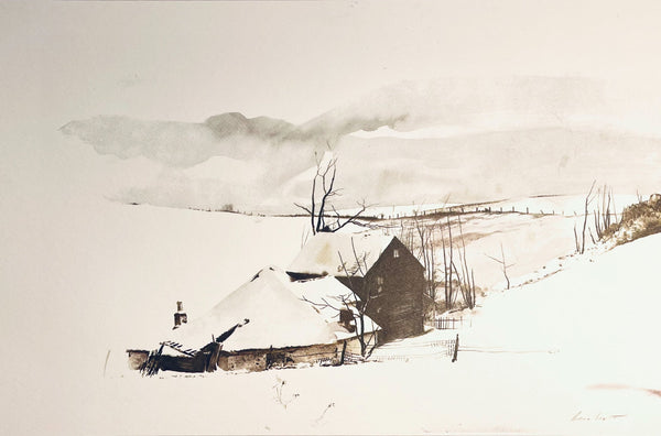 Andrew Wyeth, The Corner, The Four Seasons, Limited Edition Lithograph