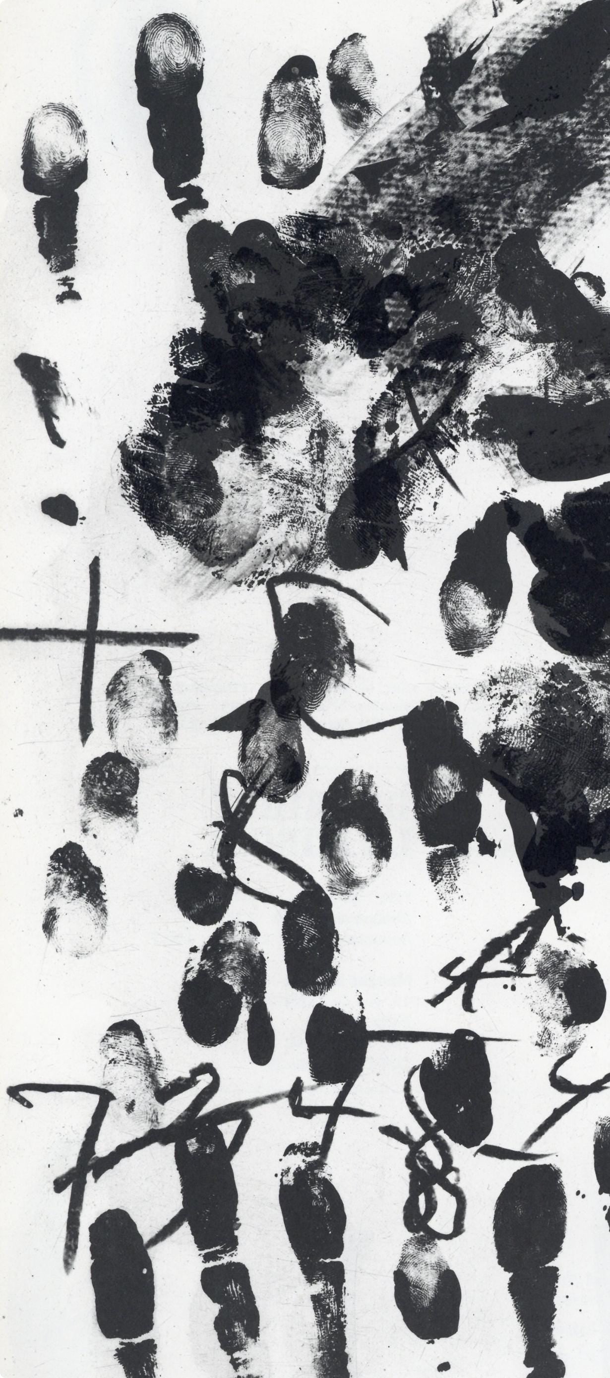 Antoni Tàpies, Composition, Derrière le miroir, Limited Edition Lithograph