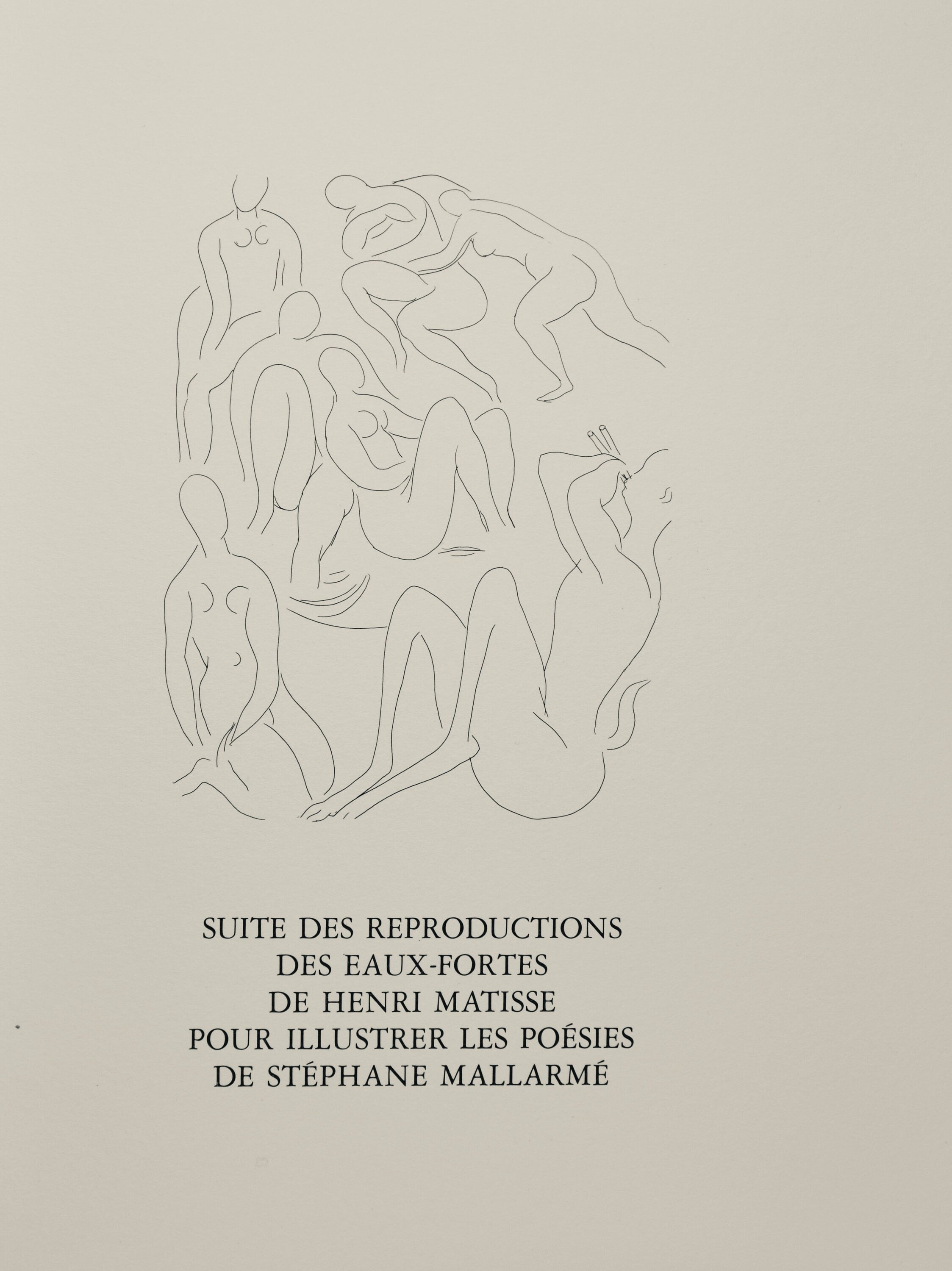 Henri Matisse, Une négresse par le démon..., Poésies, Limited Edition Lithograph