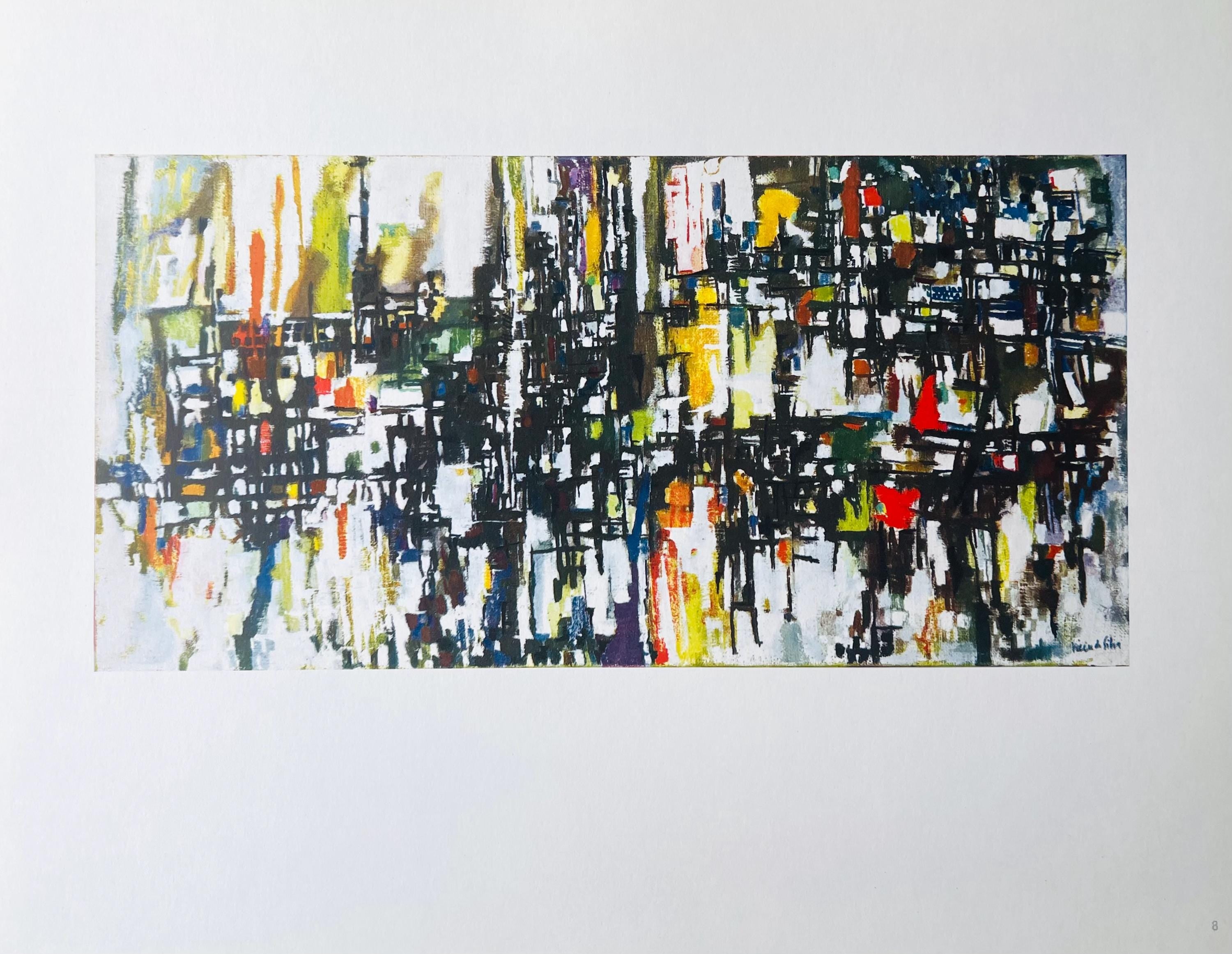 Vieira da Silva, Composition, Vieira da Silva, Peintres d'aujourd'hui, Limited Edition Lithograph