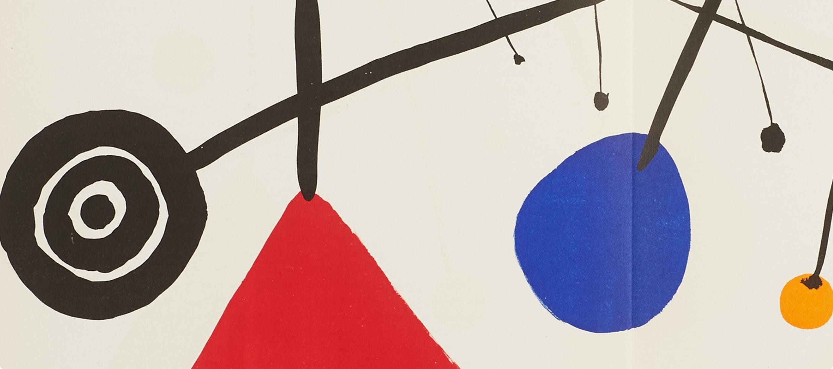 Alexander Calder, Composition, Derrière le miroir, Limited Edition Lithograph