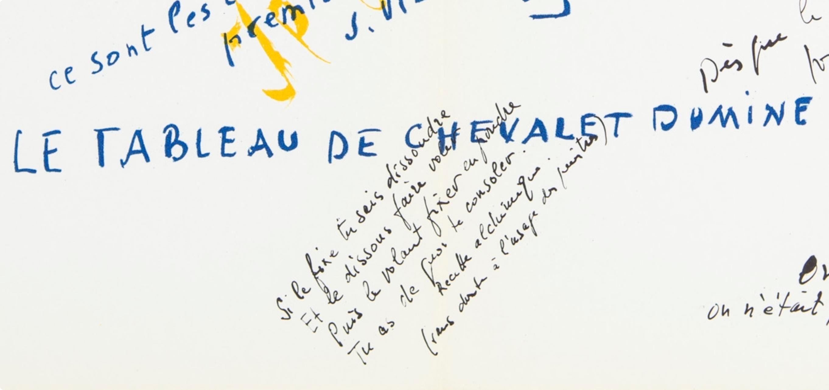 Jean Bazaine, Composition, Derrière le miroir, Limited Edition Lithograph