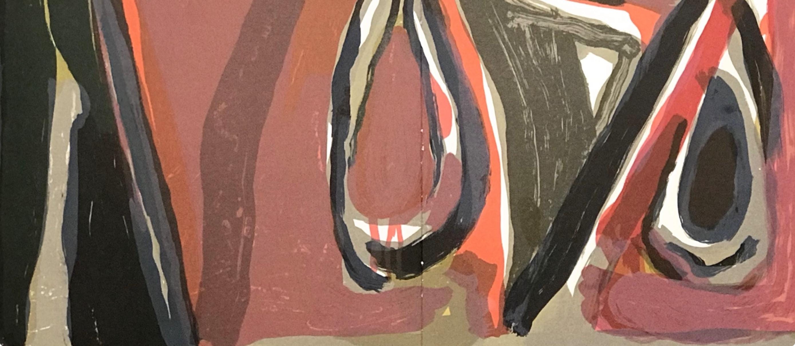 Geer Van Velde, Composition, Hommage à Aimé et Marguerite Maeght, Derrière le miroir, Limited Edition Lithograph