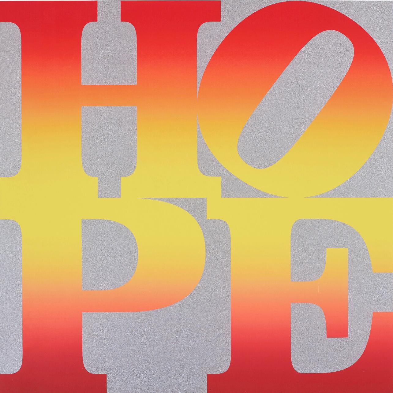Robert Indiana, Four Seasons of HOPE, Suite of Four, Limited Edition Silkscreens