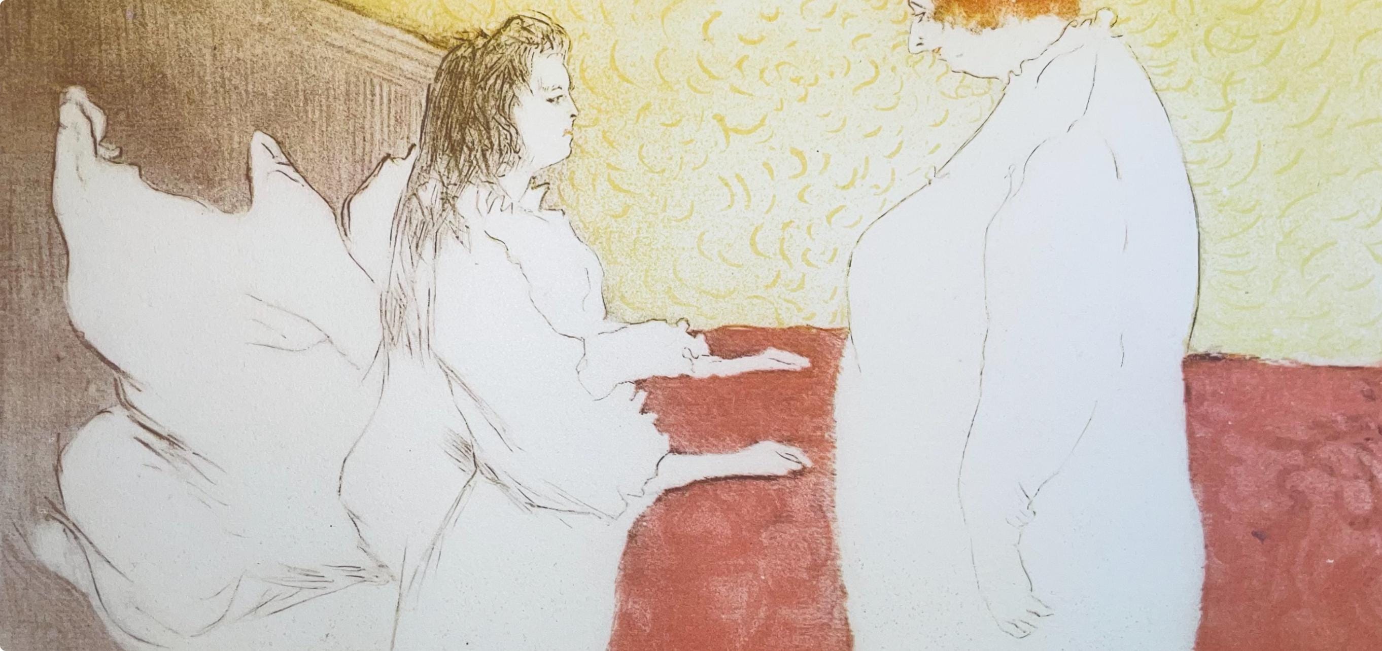 Henri de Toulouse-Lautrec, Composition, Images de Lautrec, 21 Planches en Couleurs, Collezione dell'Obelisco, Limited Edition Lithograph