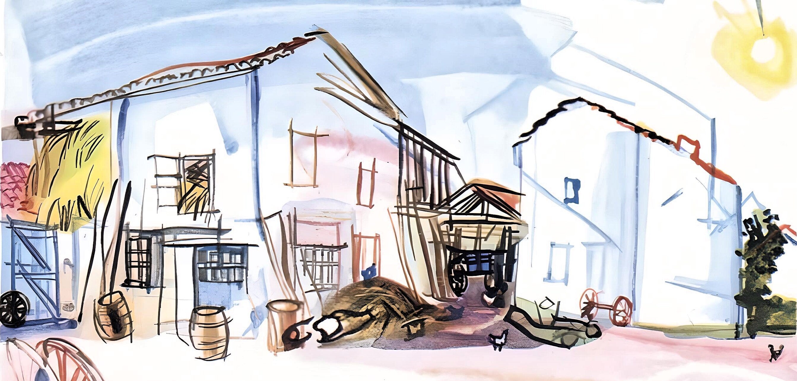 Raoul Dufy, Le charron de Montsaunès, Vacances forcées