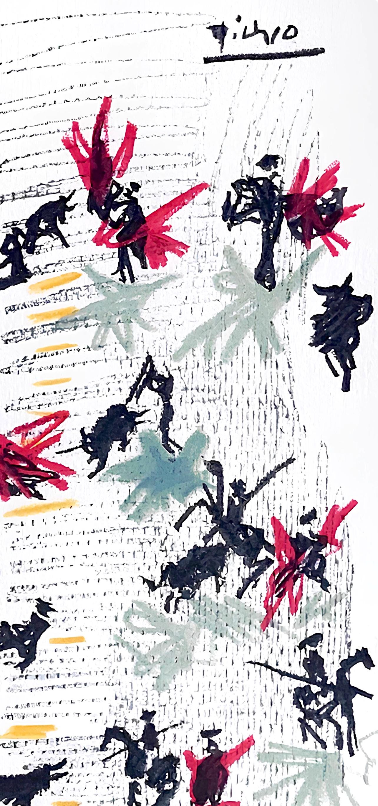 Pablo Picasso, Composition, Chant funèbre pour Ignacio Sanchez Mejías, Limited Edition Lithograph