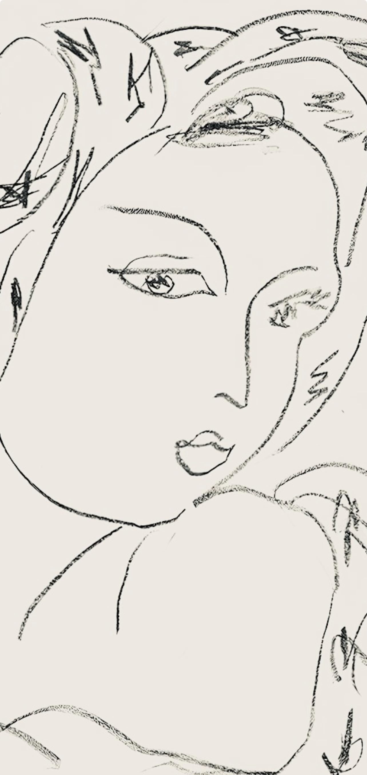 Henri Matisse, Série L, var. 6 (Duthuit 9), Henri Matisse, Dessins, Thèmes et variations, Limited Edition Lithograph
