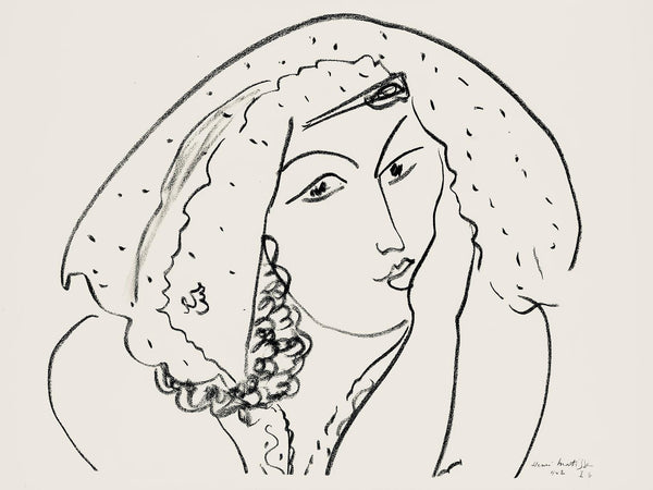Henri Matisse, Série I, var. 6 (Duthuit 9), Henri Matisse, Dessins, Thèmes et variations, Limited Edition Lithograph