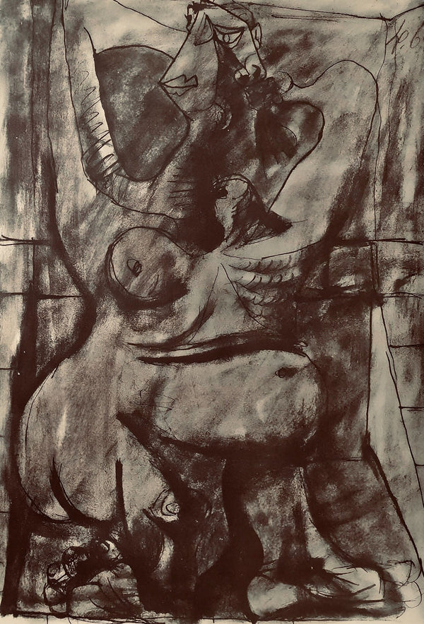 Pablo Picasso, Composition, Carnet de dessins de Picasso, Cahiers d’Art, Limited Edition Lithograph