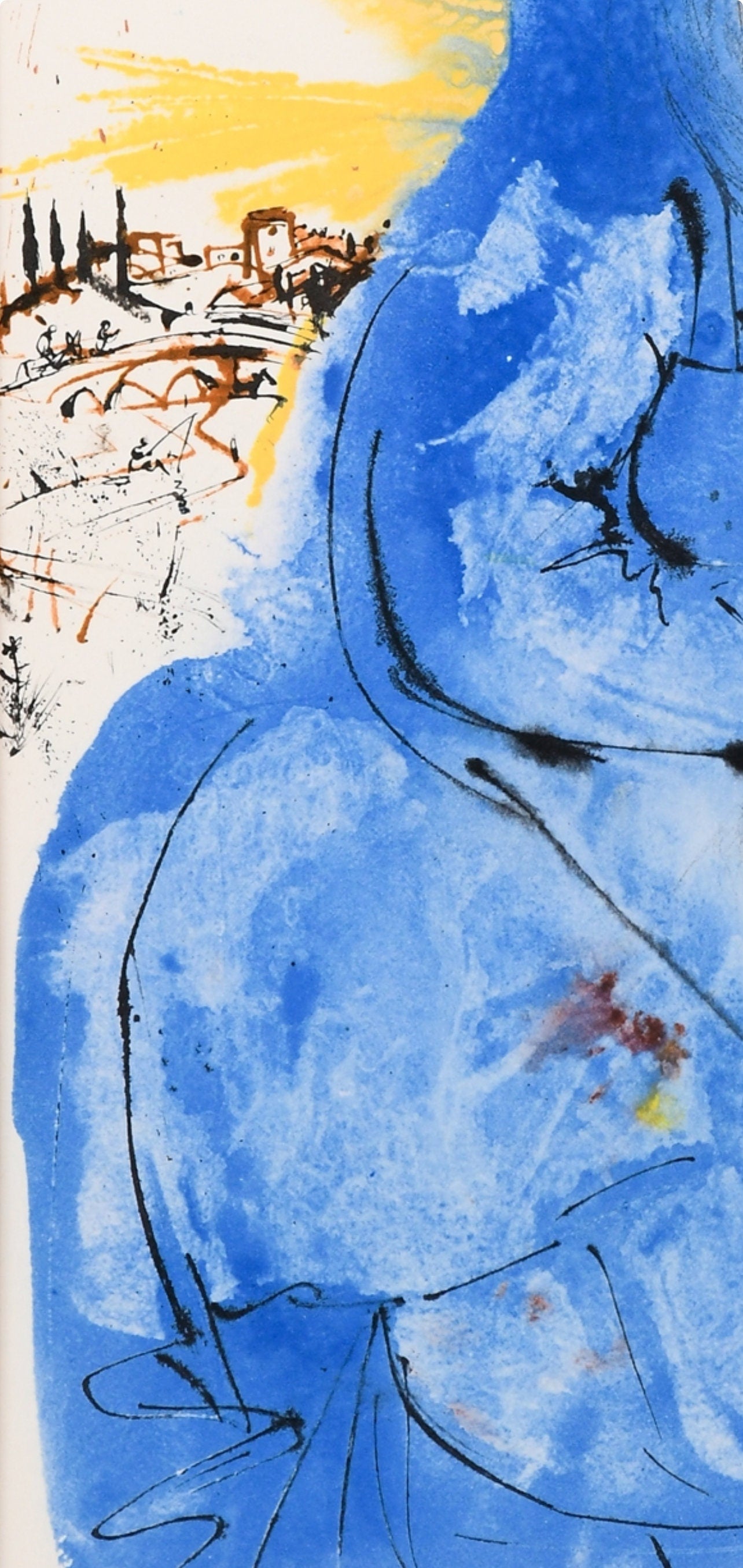 Salvador Dali, Composition (Michler/Löpsinger 1600; Field 69-3), Biblia Sacra, Limited Edition Lithograph
