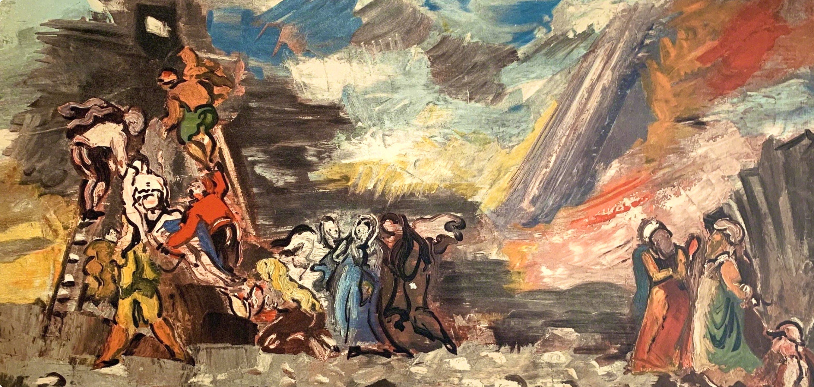 Charles Dufresne, Descente de Croix, Dufresne, Collection Pierre Lévy, Limited Edition Lithograph