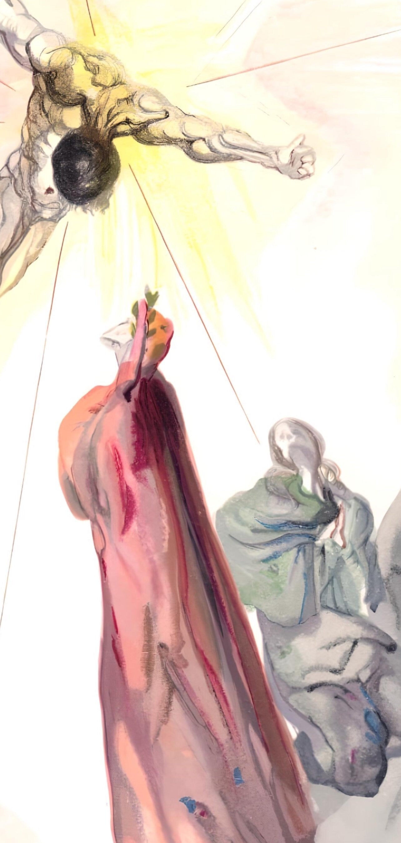 Salvador Dali, The Cross of Mars (Michler/Löpsinger 1039-1138; Field 189-200), La Divine Comédie, Limited Edition Woodcut